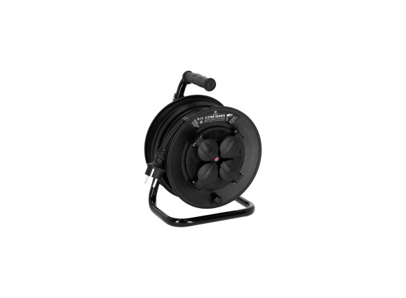 Adam hall 3 STAR CD 25 PWR - Power cable drum 4 x Schuko IP44 H05RR-F, 25 m Adam hall 3 STAR CD 25 PWR - Power cable drum 4 x Schuko IP44 H05RR-F, 25 m